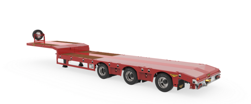3-axle semi low loader (wide spread)