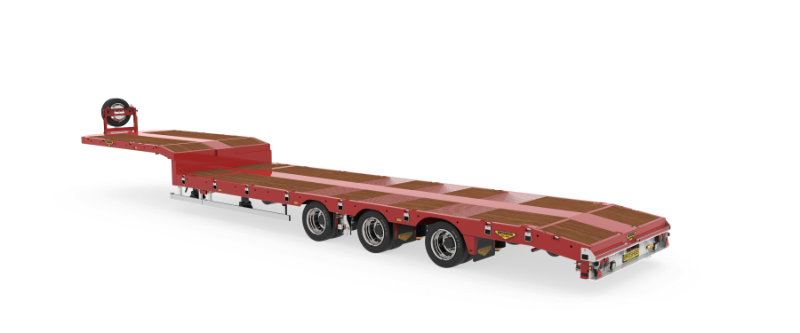 3-axle semi low loader (205 tyres)